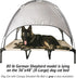 Midlee Salmon Dog Cot with Canopy, 30" x 36"