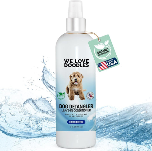 We Love Doodles Dog Detangler Spray - Leave-in Conditioner for Dogs, Dematting Spray, Tangle Remover - Made in The USA,