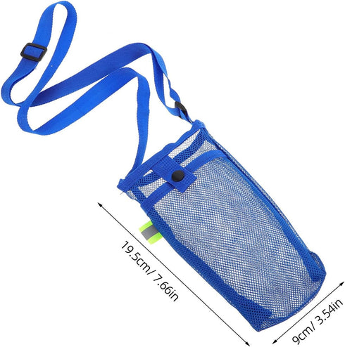 TOYANDONA Water Bottle Carrier Bag Bottle Pouch Holder Adjustable Shoulder Hand Strap Sling Bag Sports Accessories