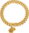 Dog Chain Collar - 15mm 19mm Thick with Quick Release Buckle, 18K Gold Chain for Small Medium Large Dogs (19MM, 22")