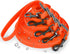 10ft Orange Long Waterproof Training Dog Leash, Easy Care Leash for Recall, Swimming, Camping, Beach, Hunting, Walking