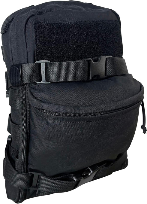Tactical MOLLE Hydration Pack for 2L Water Bladder, Lightweight Nylon for Hiking, Running, Biking, Climbing