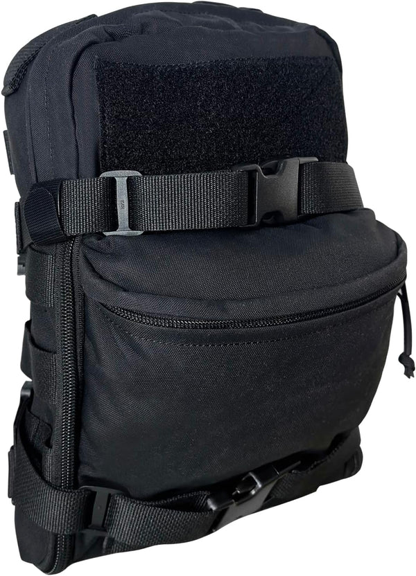 Tactical MOLLE Hydration Pack for 2L Water Bladder, Lightweight Nylon for Hiking, Running, Biking, Climbing