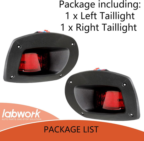 labwork Tail Light for Golf Cart Replacement for EZGO RXV 2008-2015