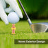 Skylety 15 Pieces Funny Golf Tees for Lady - 76 mm/3 Inch Plastic Pin Up Golf Tees for Women Golf Training Accessories