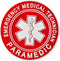 Red PVC EMT Patch, Paramedic Emergency Medical Technician Tactical Applique Attachment for Hat, Bags, Jackets