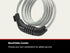 Schwinn Combination Bike Lock, Braided Steel Cable, 6 feet x 12 mm, Black, Security Level 3