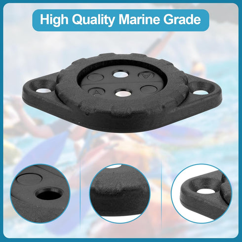 Through Hull Wiring Kit for Kayaks, Thru-Hull Kits for Fish Finders, Motors, Lighting Accessories