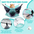 LYART Hammock 3-Layer Hammock (2.Mint) Sugar Glider Pouch Bed Bedding, Sugar Glider Cage Accessories Toys for Rat, Make