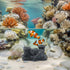 1pcs UPKOCH Aquarium Fish Hideout Cave Resin Rock Shelter Shrimp Breeding Tunnel Fish Tank Decoration Habitat Hiding
