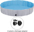 Yaheetech Foldable Dog Bath Pool, Collapsible PVC Outdoor Bathing Tub for Large and Small Dogs (Gray)