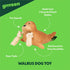 Stuffed Walrus Plush Toy for Dogs, Cute Durable Animal Chew Toy, Eco-Friendly Materials for Puppies and Adult Dogs