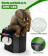 PAHTTO Portable Camping Toilet, Foldable Toilet for Adults with Detachable Phone Shelf and Toilet Paper Holder