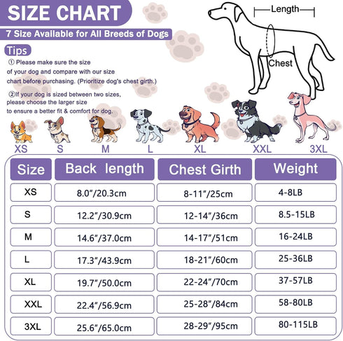 Dog Surgery Recovery Suit, Spay Neuter Onesie for Male Female Dogs, Cone Alternative, Purple, Medium