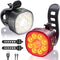 Victagen Bike Lights Kit - 9LED Bike Headlights with High & Low Beams, Waterproof for Night Riding