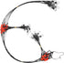 Saltwater Fishing Wire Leader with Swivels Snaps Stainless Steel Fishing Rigs for Lures Bait Hooks