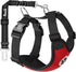 SlowTon Dog Seat Belt Harness for Car - Adjustable Mesh Breathable Dog Car Harness with Safety Tether