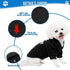 BINGPET Security Dog Hoodies, Puppy Sweater Cold Weather Coats, Soft Brushed Fleece Pet Clothes for Dog Cat