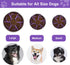 Dog Slow Feeder Bowls, Silicone Spiral Insert to Slow Down Eating for Large Medium Small Breed Dogs