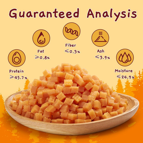 10.6 oz Jungle Calling Soft Chicken Treats for Dog and Cat, Natural Grain Free Chewy Food Snacks for Training Rewards