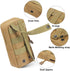Gogoku 4-Pack Tactical Molle Pouches - Compact Utility EDC Waist Bag Pack