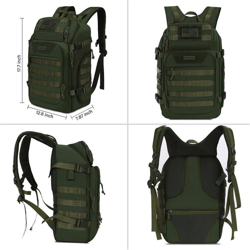 MOSISO 30L Tactical Backpack, Military Daypack 3 Day Assault Pack Rucksack Bag