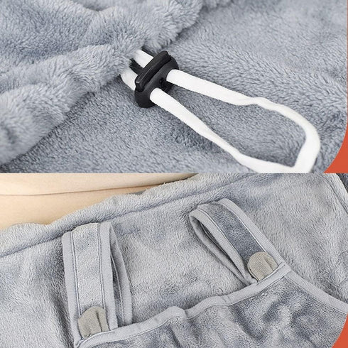 Pet Carrier Apron with Sleeping Pocket, Portable Hands-Free Shoulder Front Cat Sling Carrier Bag for Small Dog