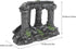 PRETYZOOM Miniature Roman Column Ornament for Aquarium Decorations, Rock Cave for Shrimp, Fish, and Turtle