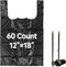 Eiszhjk 60 Count Pooper Scooper Bags Compatible with Arm and Hammer, Dog Waste