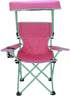 125 lb. CLMSTE Canopy Folding Chair with Safety Lock, Outdoor Chair Capacity (Pink)