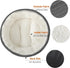 Cat Beds for Indoor Cats, Round Donut Cat Bed, Dog Beds for Small Dogs, Pet Beds for Puppy and Kitty, Extra Soft & Machine Washable, 20 Inch, Dark Grey