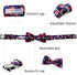 Dog Collar, 4 of July Independence Day American Flag Dog Bow Collar Boy Pet Collar Bowtie Duarble Dog Collars for Small Medium Large Dog