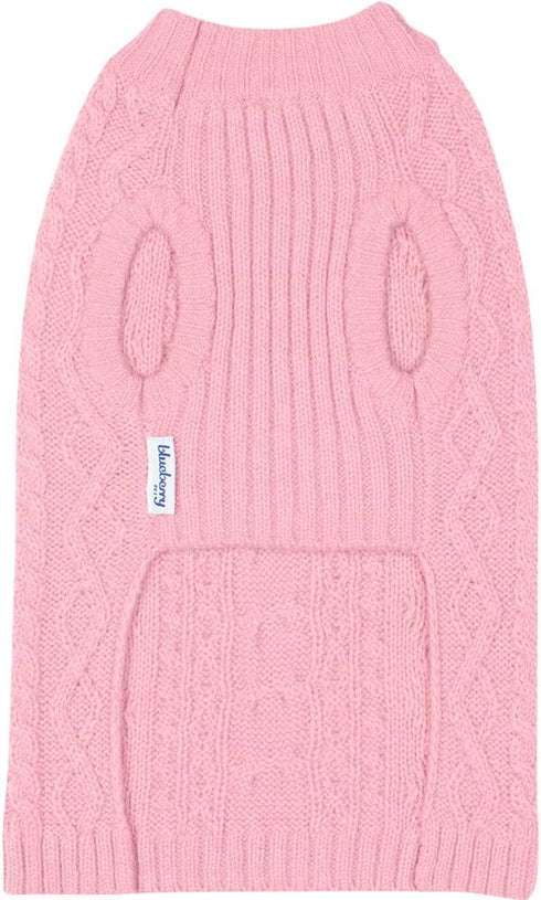 Blueberry Pet Dog Sweater, Award-Winning Christmas Sweater for Large Dogs, Cozy Wool Blend, No-Sleeve Style