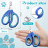 24 Trimmer Therwen Pcs Cat Nail Clipper Bulk Cat Nail Kitten Claw Clippers Pet Nails Cutter Claw Care for Cats Kittens