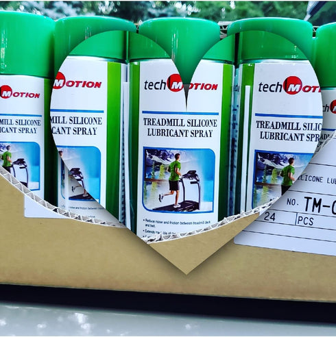 Techmotion 100% TM-01309 Treadmill Silicone Belt & Deck Lubricant Spray p/n