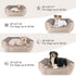 JOEJOY Rectangle Dog Bed, Large Medium Small Dogs, Machine Washable Sleeping Sofa Bed, Non-Slip Bottom, Soft Durable