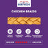 USA Beefhide Braids 7-8" Dog Chew Treats - Chicken Flavor, 6 Count, 1 Pack
