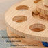 2 Cat Scratching Post with Hanging Ball,Cat Turntable Ball Toy,Cat Mushroom Sisal Scratcher,Kitten Layer Wooden Track