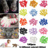 140pcs Cat Nail Caps - Kitten Caps 4 Glitter Colors + Colorful Cat Nails Caps Covers + Adhesive Glue