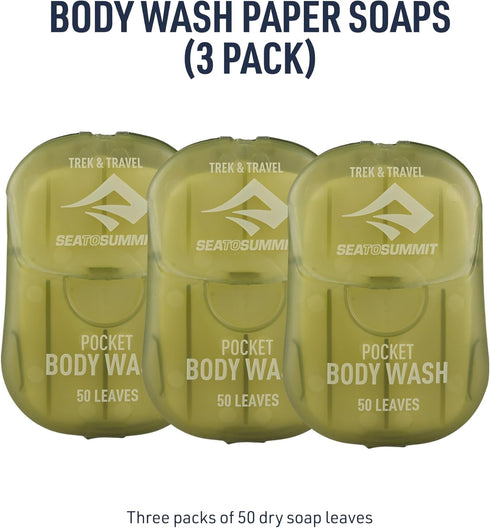Summit 3-Pack Sea to Trek and Travel Pocket Body Wash