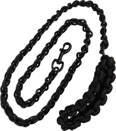 Dog Leash Metal Leashes with Pet Collar, Heavy Duty Anti Bite Chain Rope Hook for Medium and Large Dogs