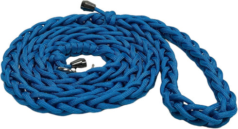 Martingale Dog Collar and Leash Set for Greyhound Saluki Whippet (L 14inch-18inch), Blue