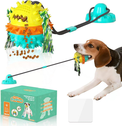 Dog Toys for Aggressive Chewers Interactive Indestructible Puzzle Stimulating Chew Toy Suction