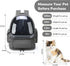 Cat Backpack Carrier for Cats & Small Dogs, Breathable Bubble Backpack, Airline Approved Pet Travel Carrier (Grey)