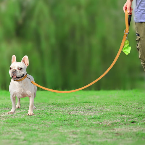 Joytale Double-Sided Reflective Dog Leash, 6 FT/5 FT/4 FT, Padded Handle for Small & Medium Dogs, Khaki