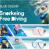 Snorkel Diving Mask Panoramic HD Swim Mask, Anti-Fog Scuba Goggles for Diving, Snorkeling, Swimming