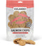 Icelandic+ Fish Chips: Salmon, 2.5oz, Dog Treats for Medium-Large Dogs, Natural 2 Ingredient Air-Dried Treats