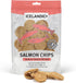 Icelandic+ Fish Chips: Salmon, 2.5oz, Dog Treats for Medium-Large Dogs, Natural 2 Ingredient Air-Dried Treats