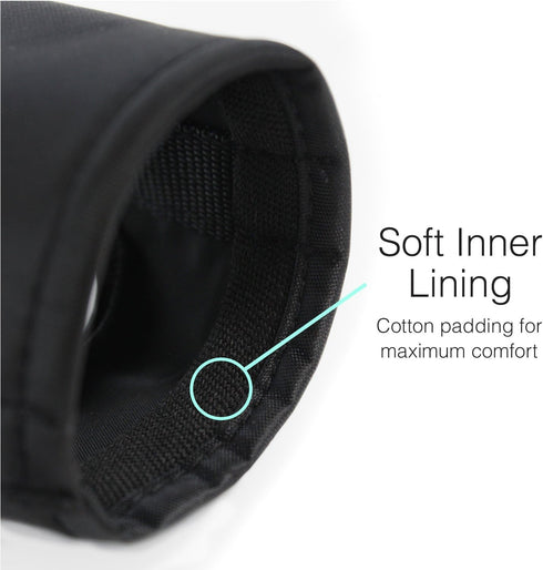 Medium/Large Quick Fit Dog Muzzle, Size 3, Downtown Pet Supply, Fit Snout Size 7"