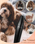 Cussity 4 1 Trimmer in Dog Clippers, USB-C Rechargeable Dog Grooming Clipper Kit Nail Ginder with Two Speeds, Cordless